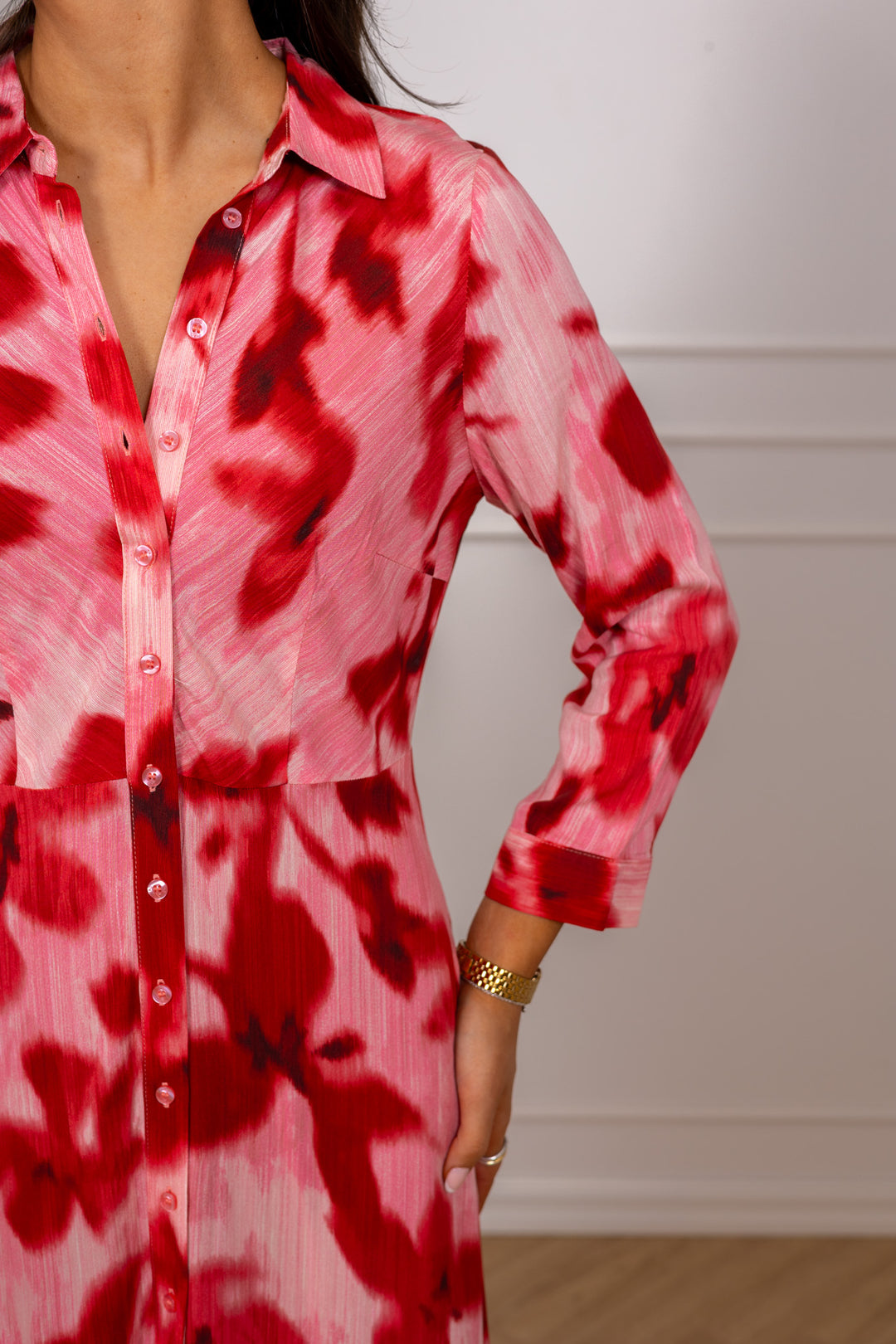 Savanna Long Shirt Dress Moonlite Mauve Cammy