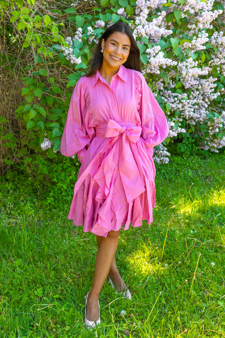 Cotton Ranch Dress Pink