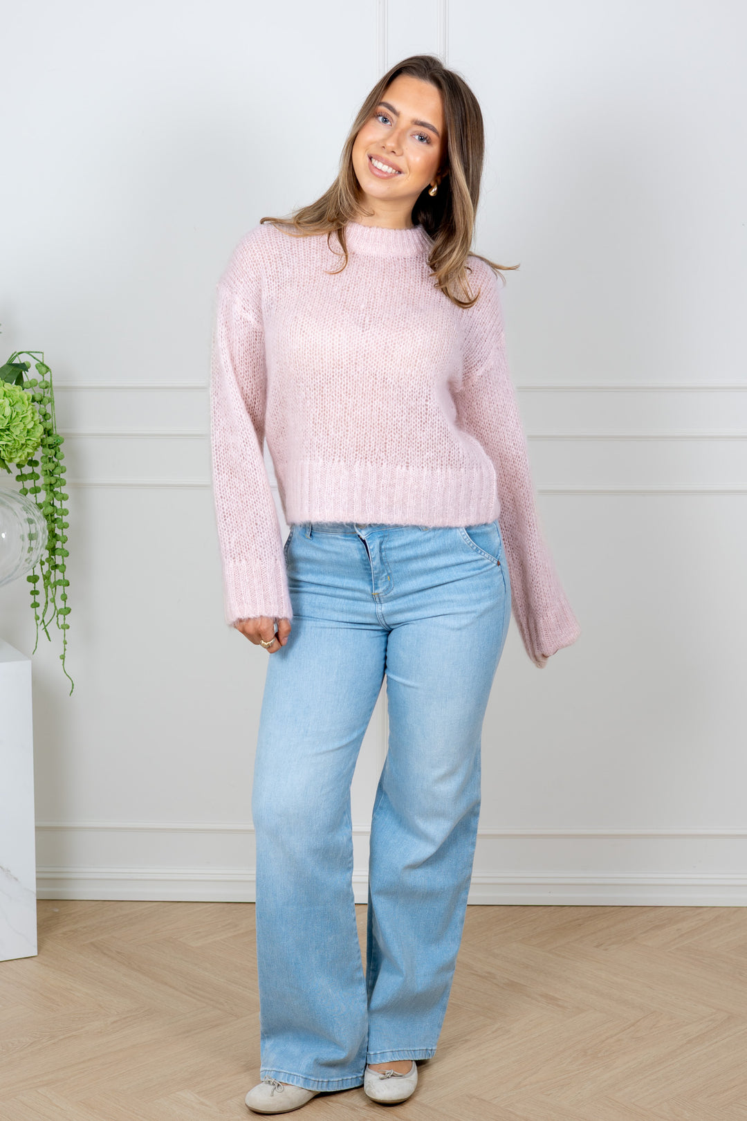 Sille Pullover Mauve Chalk