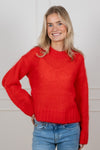 Sille Pullover Poppy Red