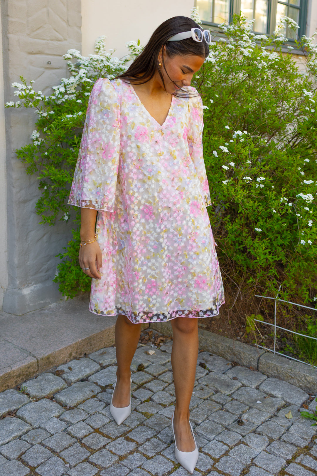 Leanna 3/4 Dress New Pristine Leanna Aop