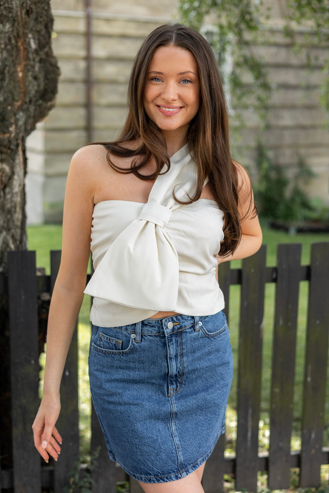 Lotus Top Ivory