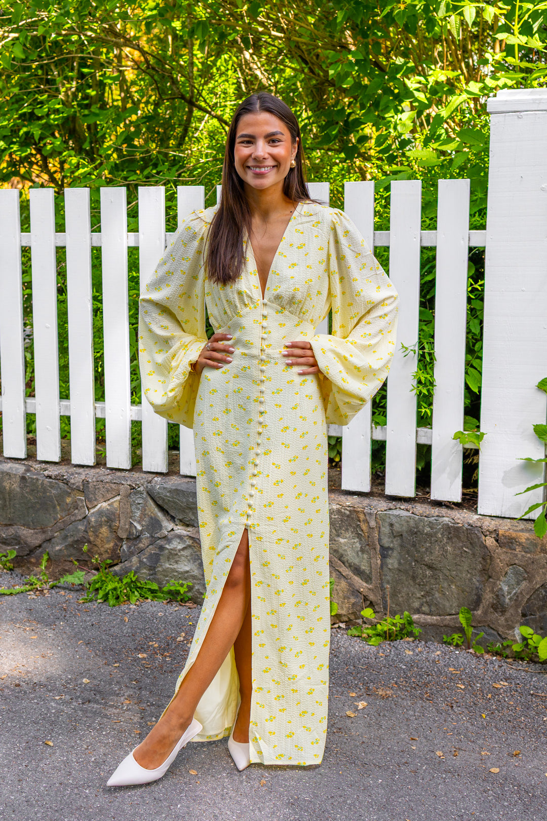 Positano Dress Pastel Yellow