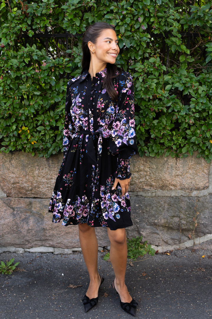 Tilera Ls Shirt Dress Black Tilly