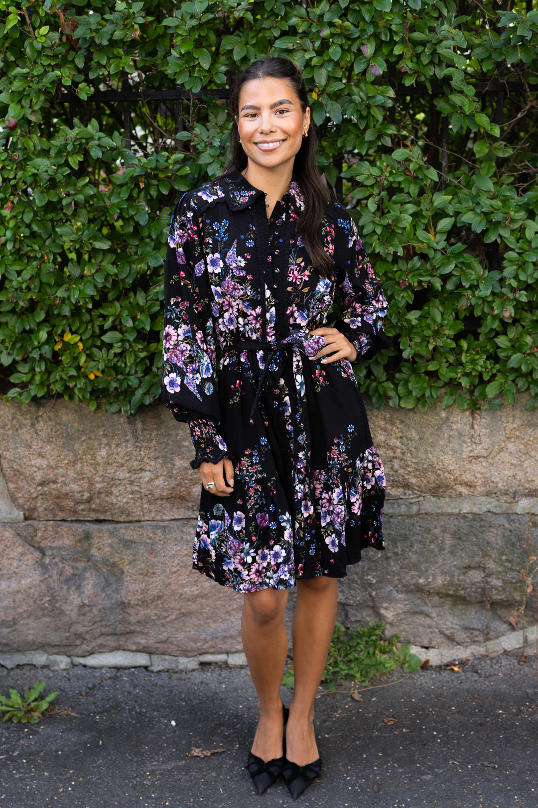 Tilera Ls Shirt Dress Black Tilly