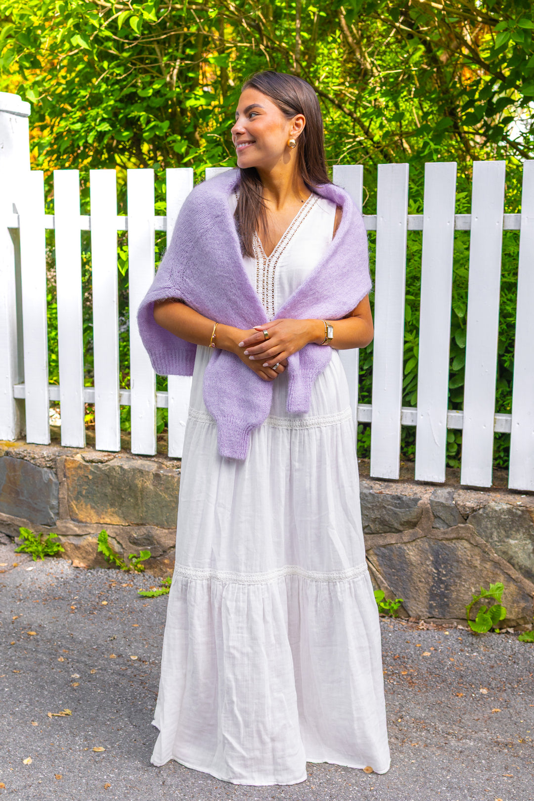 Anini Sl Ankle Dress Star White