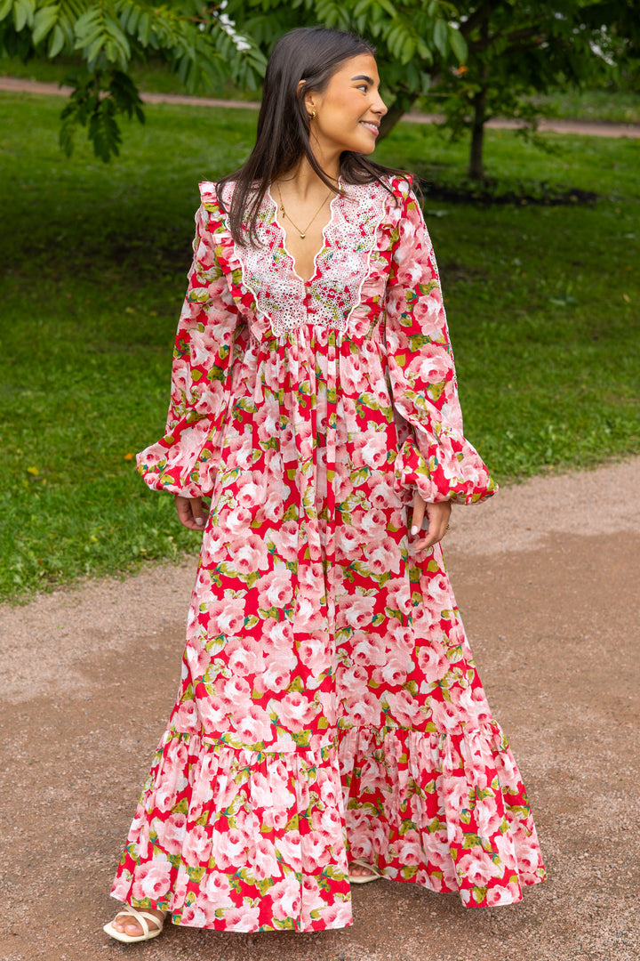 Cotton Slub Maxi Dress Romace