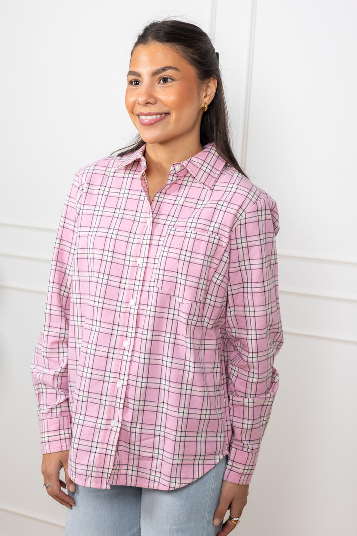 Yana Shirt Pink Check