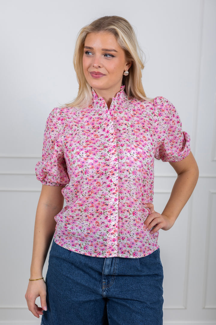 Tiffany Short Sleeve Shirt Rose/Pink