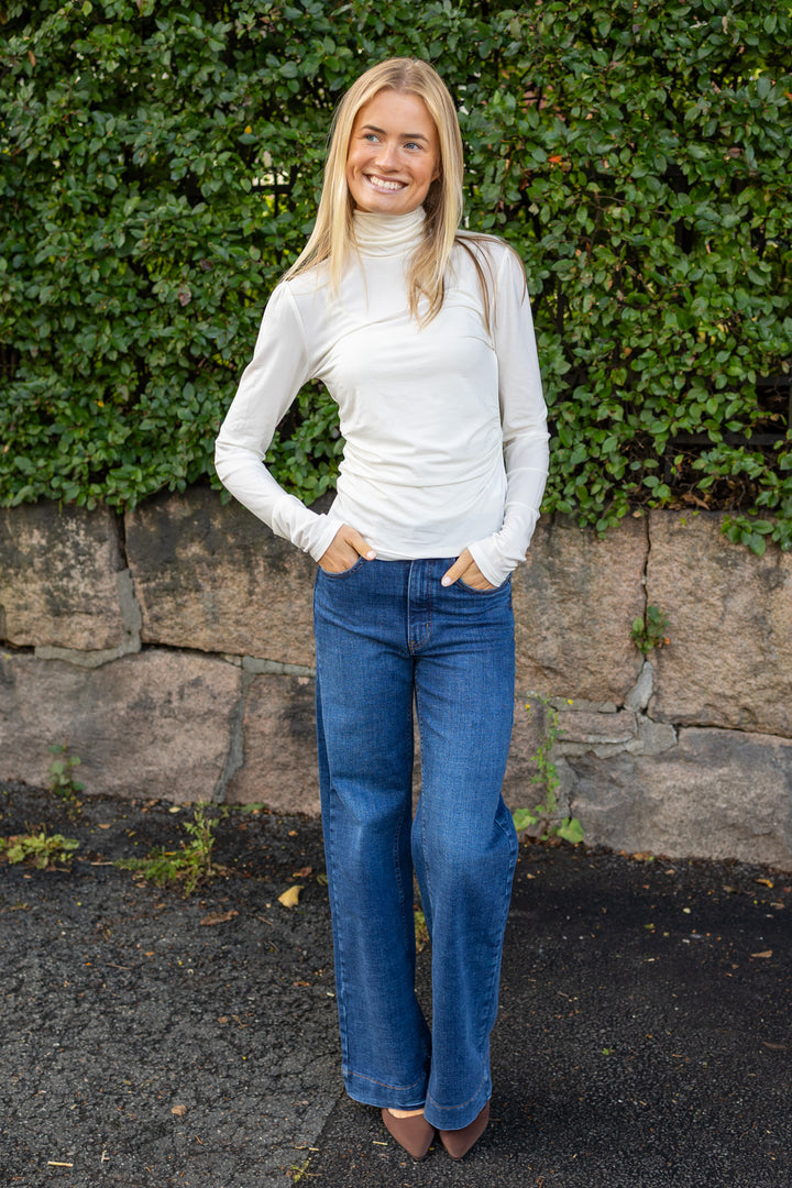 Jersey Turtleneck Off White