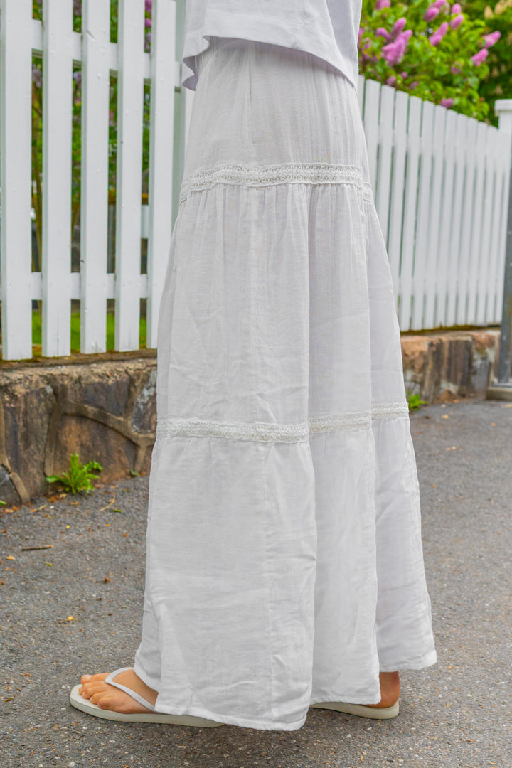 Anini Hw Ankle Skirt Star White