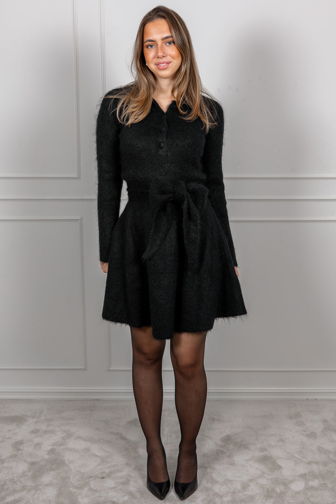 Bon Weekend Knit Dress Black