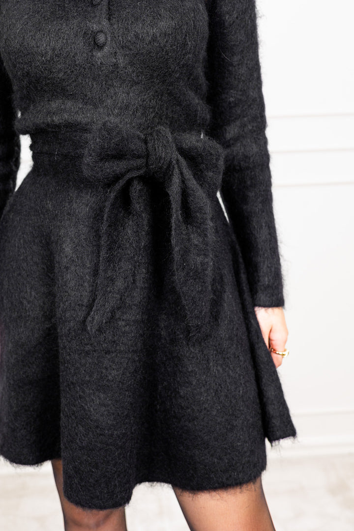 Bon Weekend Knit Dress Black