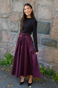 Astrid Skirt Rich Maroon