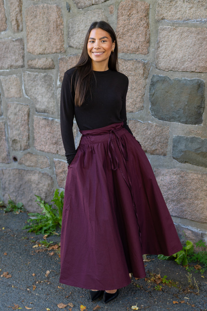 Astrid Skirt Rich Maroon