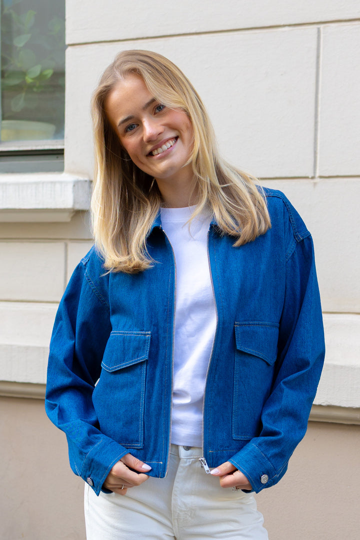 Aleksandra Jacket Medium Blue Denim