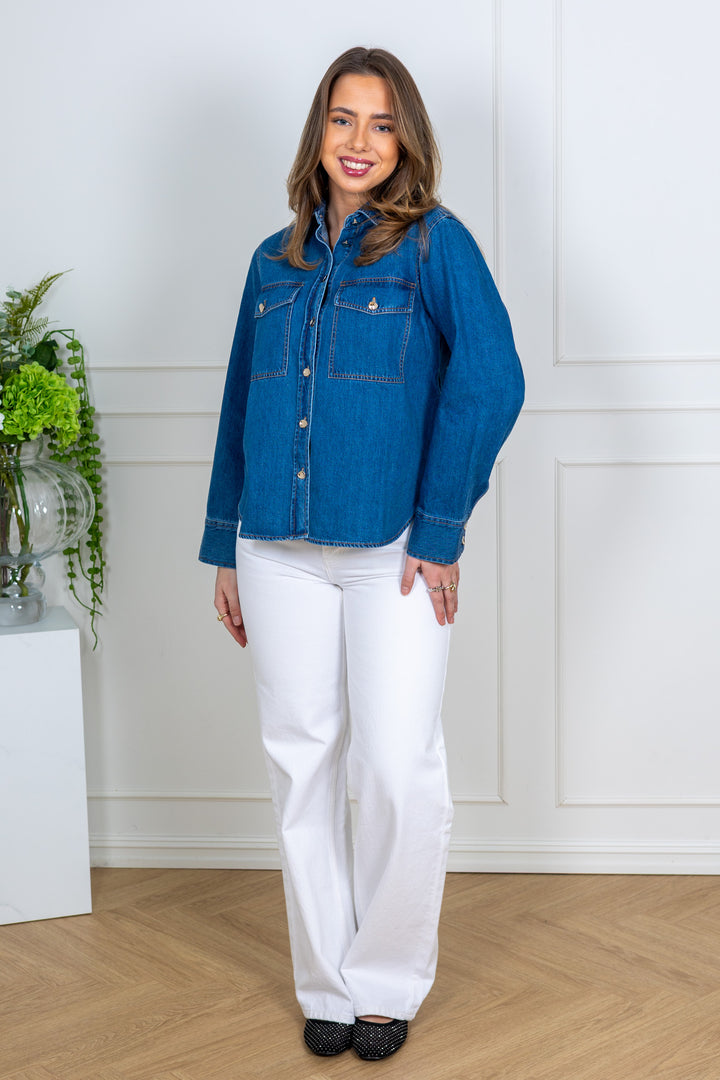 Payas Shirt Medium Blue Denim