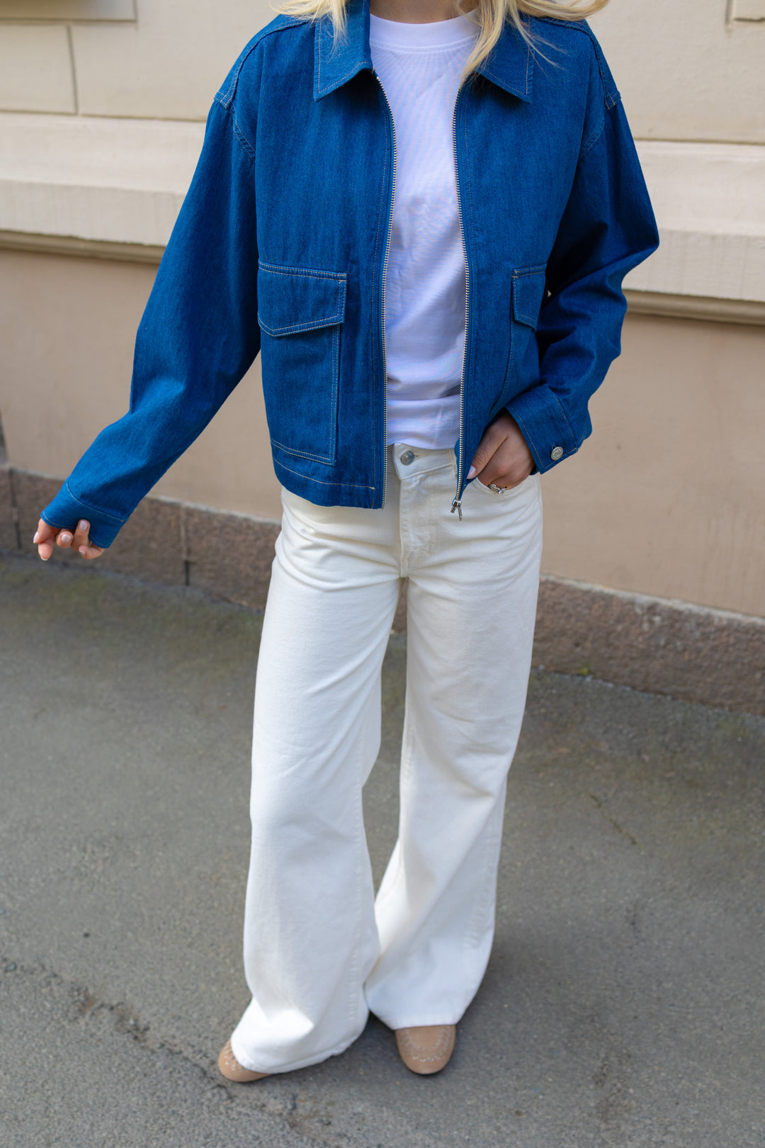 Aleksandra Jacket Medium Blue Denim