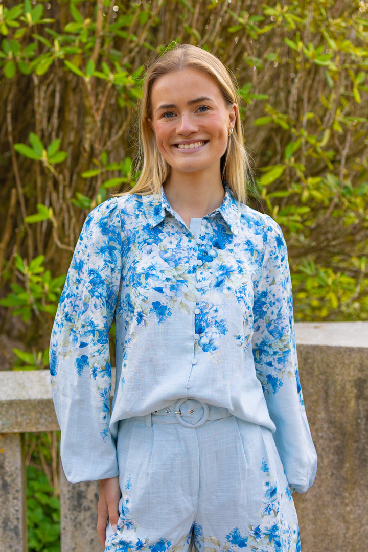 Cleo Ls Shirt Skyway Cleo Print