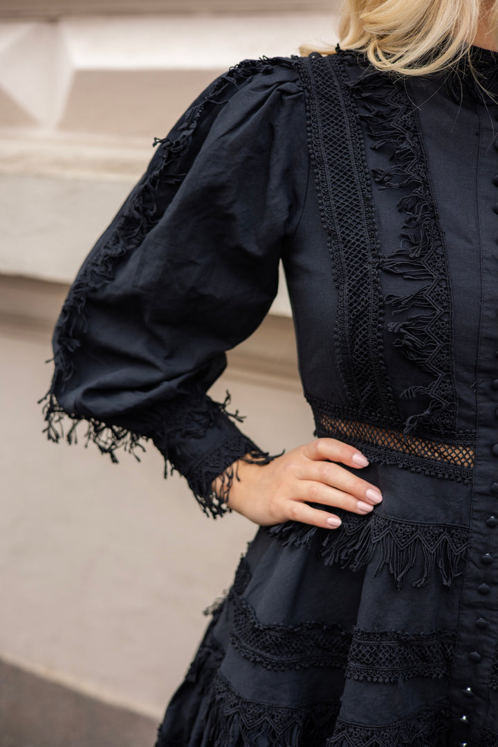 Silja Ls Short Dress Black