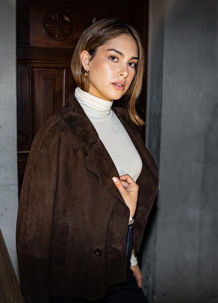 Bridget Suede Jacket Coffee