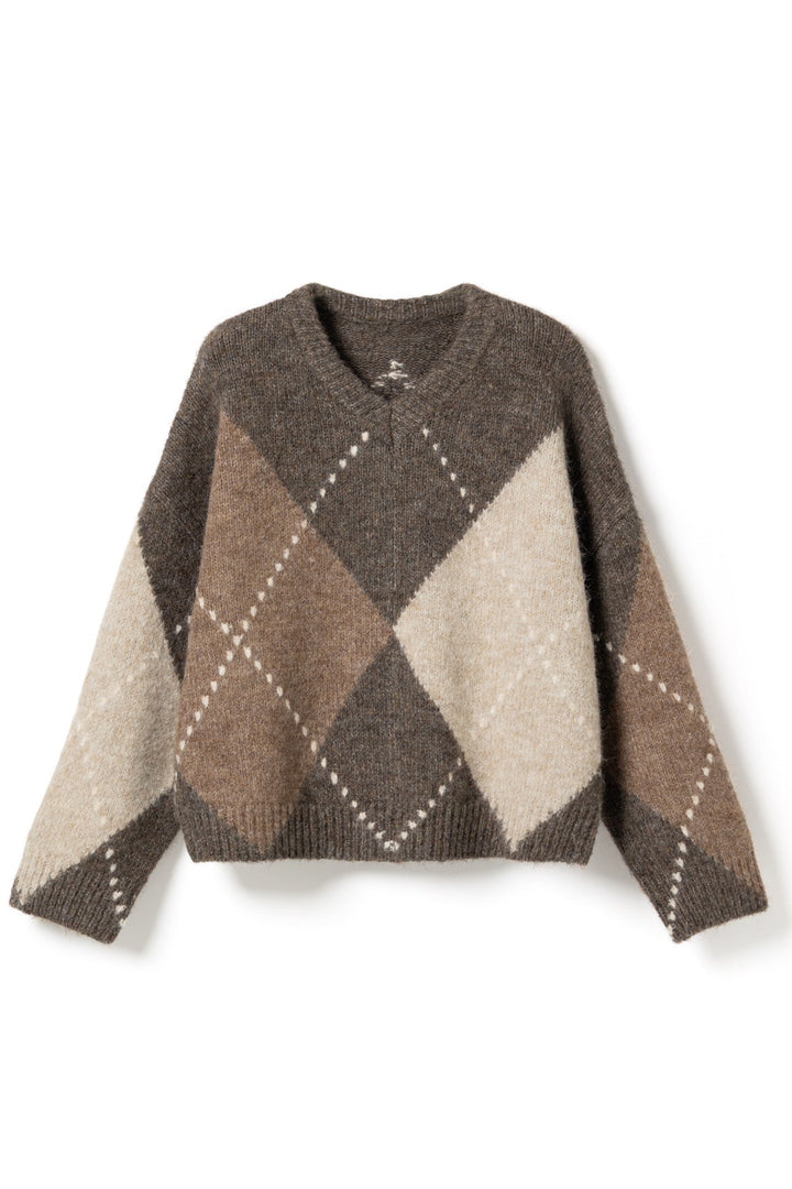 Lai Knit Ash Brown Mix