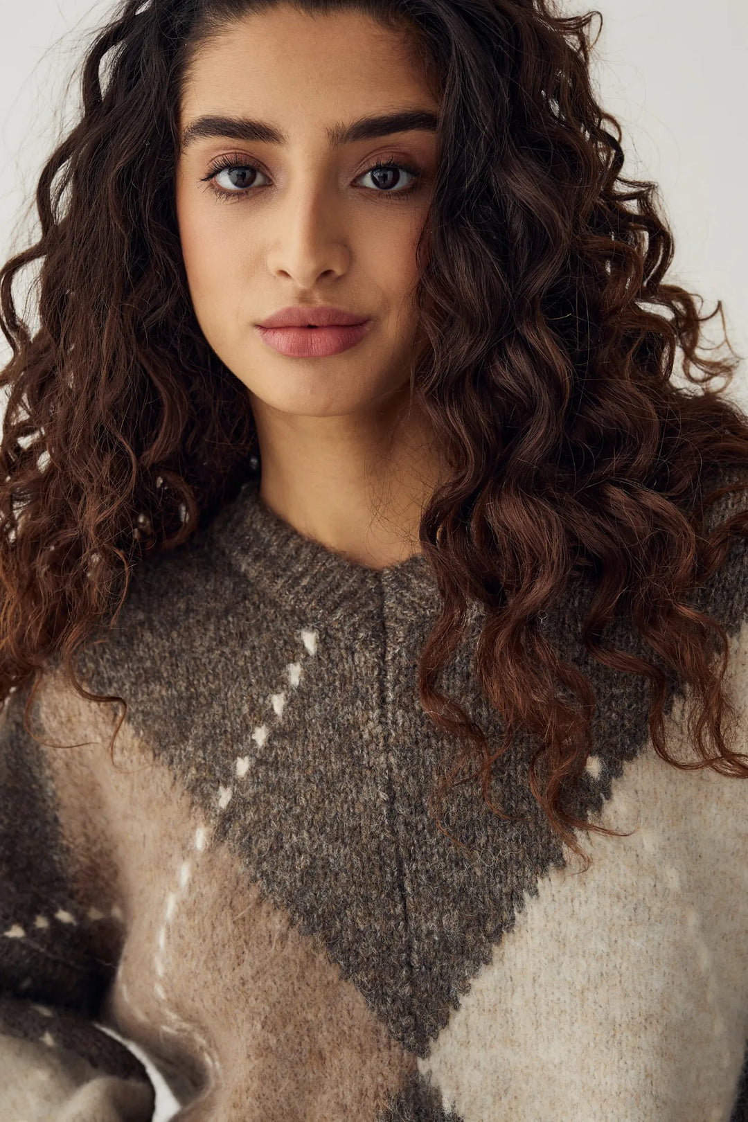 Lai Knit Ash Brown Mix