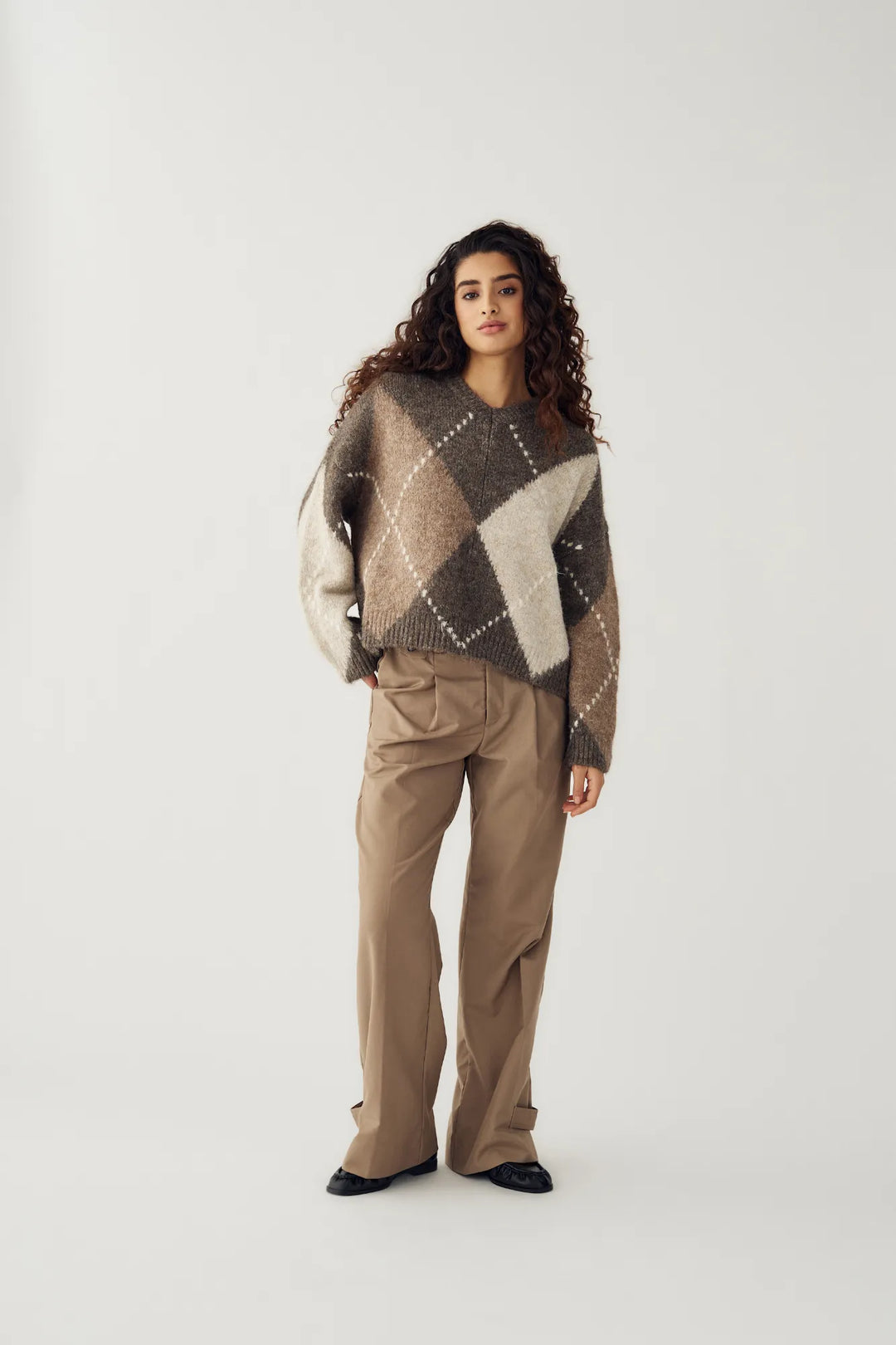 Lai Knit Ash Brown Mix
