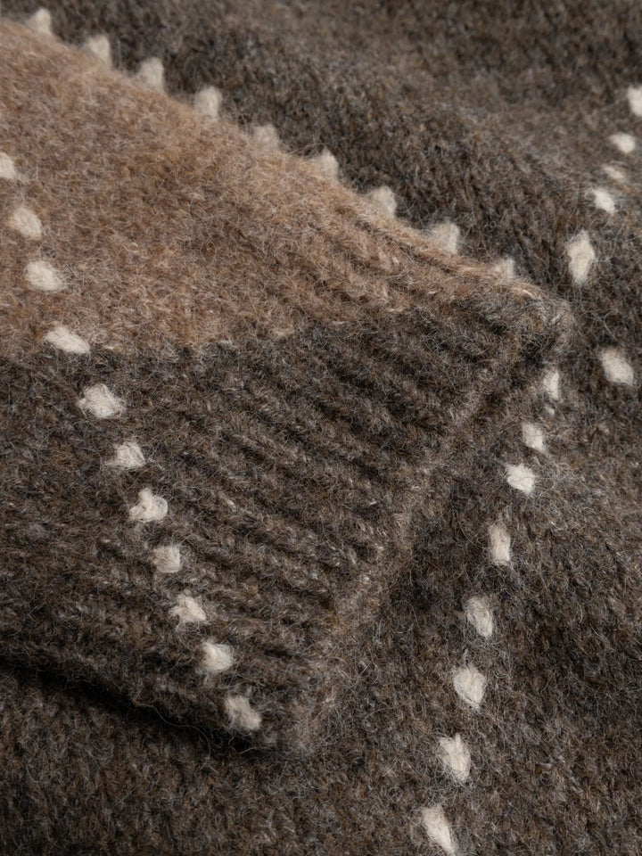 Lai Knit Ash Brown Mix