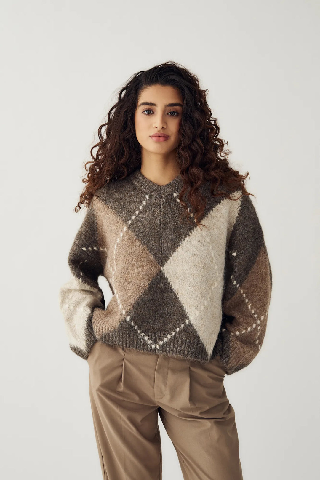 Lai Knit Ash Brown Mix