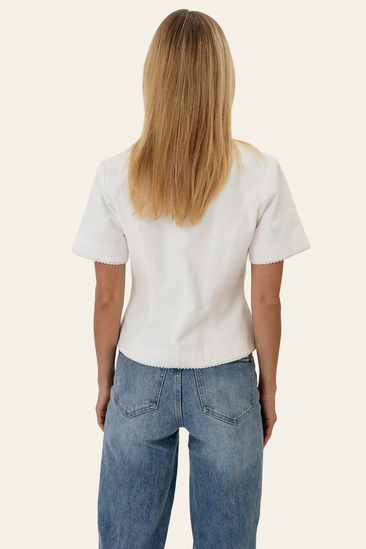 Lisa SS Blazer White