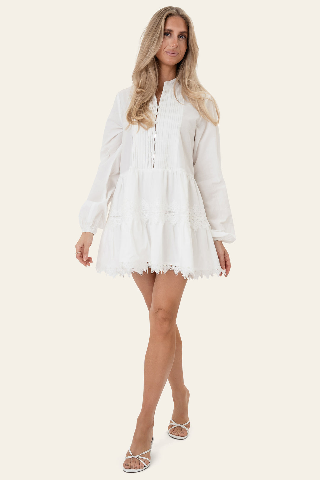 Liv Dress White Embroidery