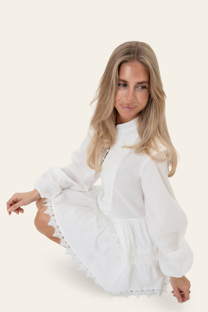 Liv Dress White Embroidery