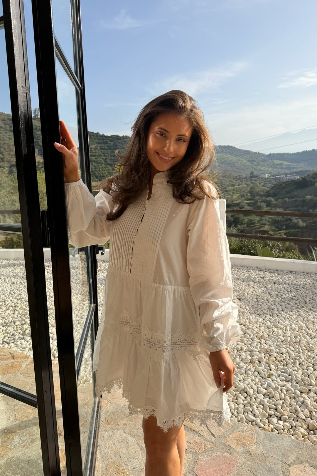 Liv Dress White Embroidery