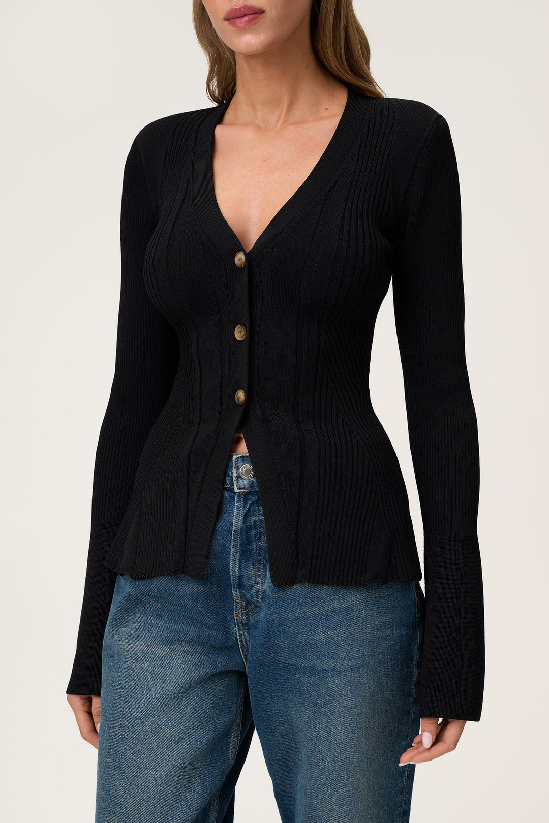Lugo Cardigan Black