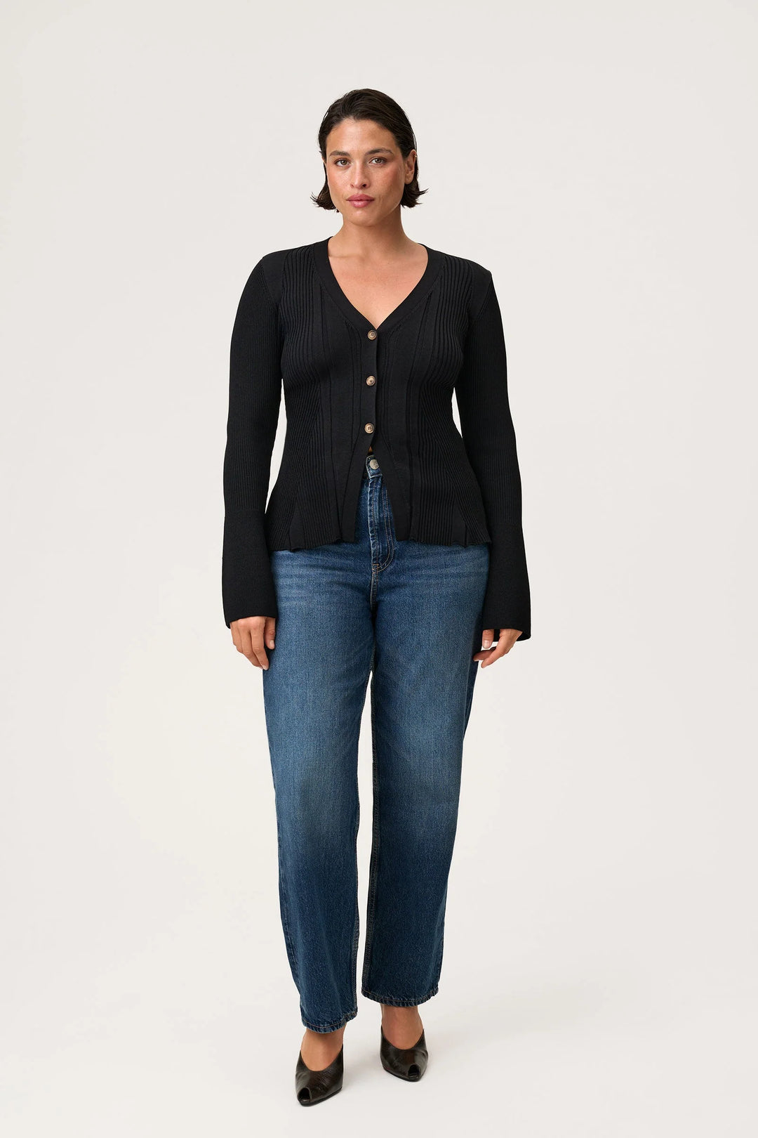 Lugo Cardigan Black