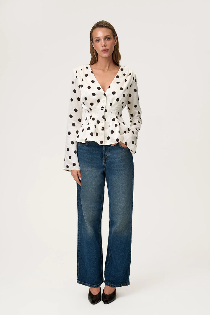 Marmo Blouse Créme Dot