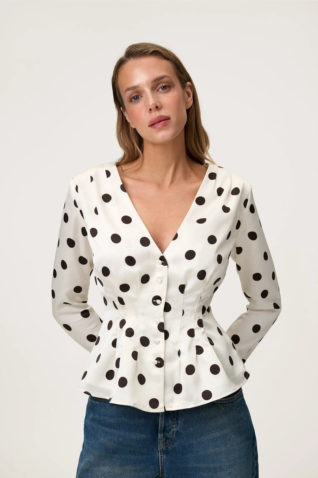 Marmo Blouse Créme Dot
