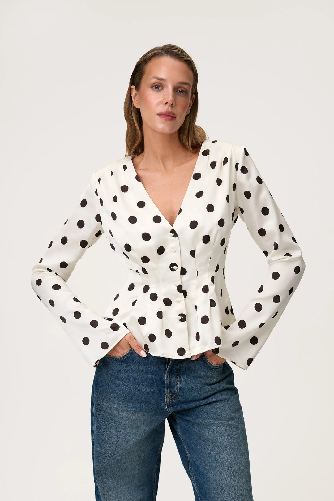 Marmo Blouse Créme Dot