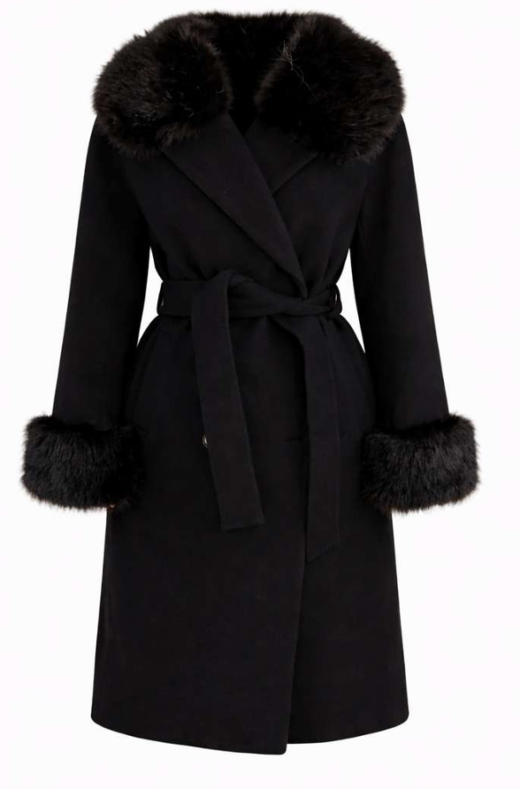 Millie Wool Coat Black