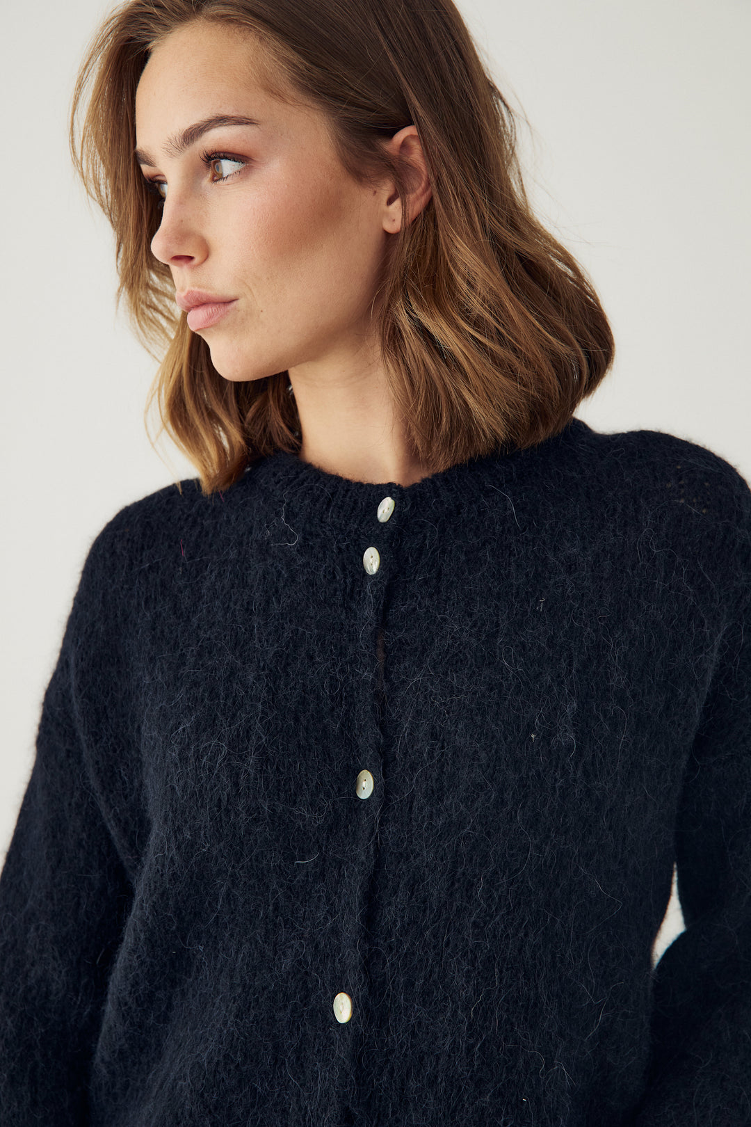 Kae Knit Cardigan Black