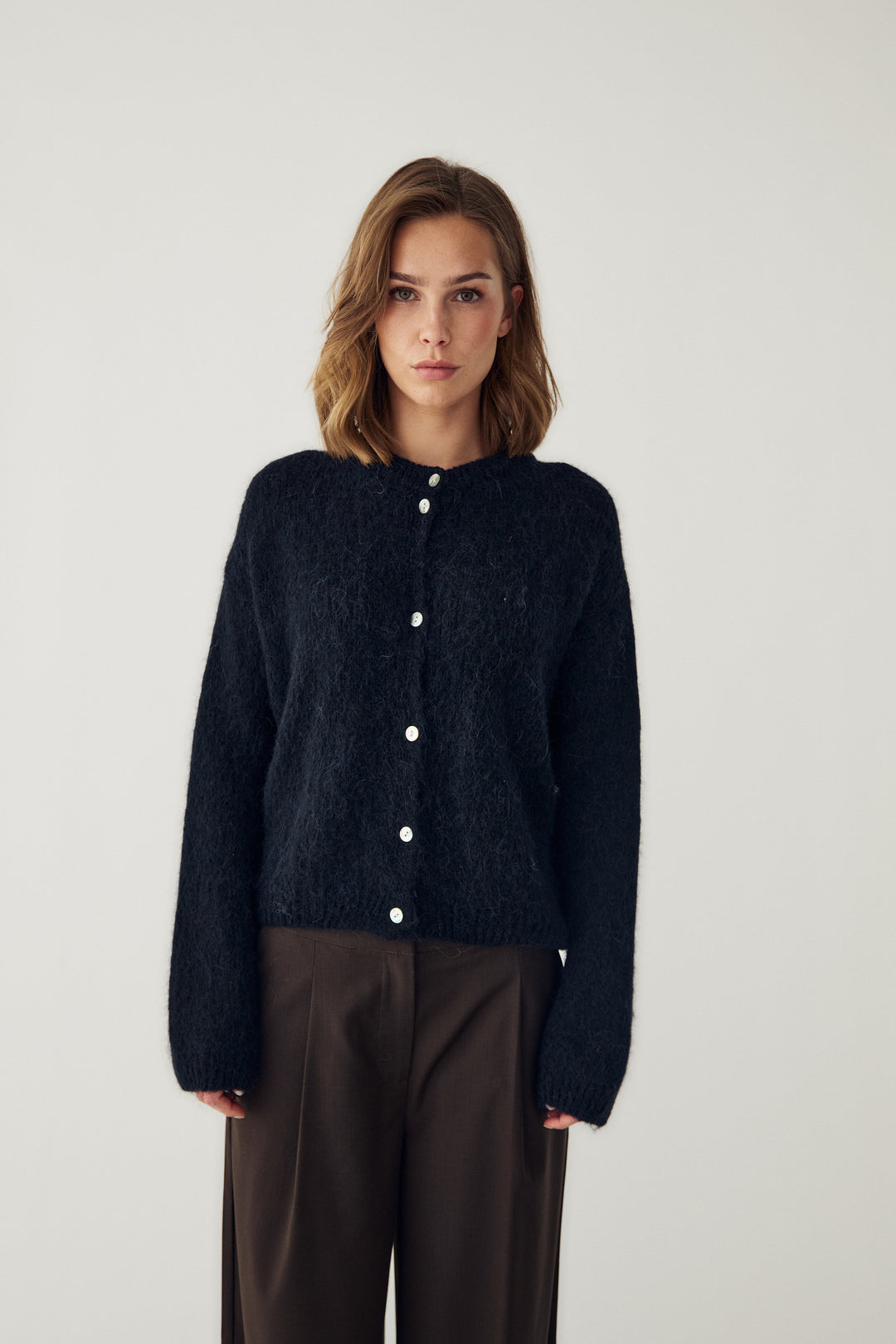 Kae Knit Cardigan Black