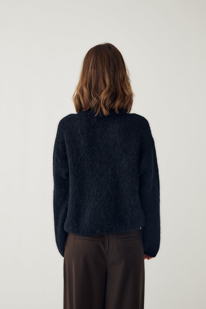 Kae Knit Cardigan Black