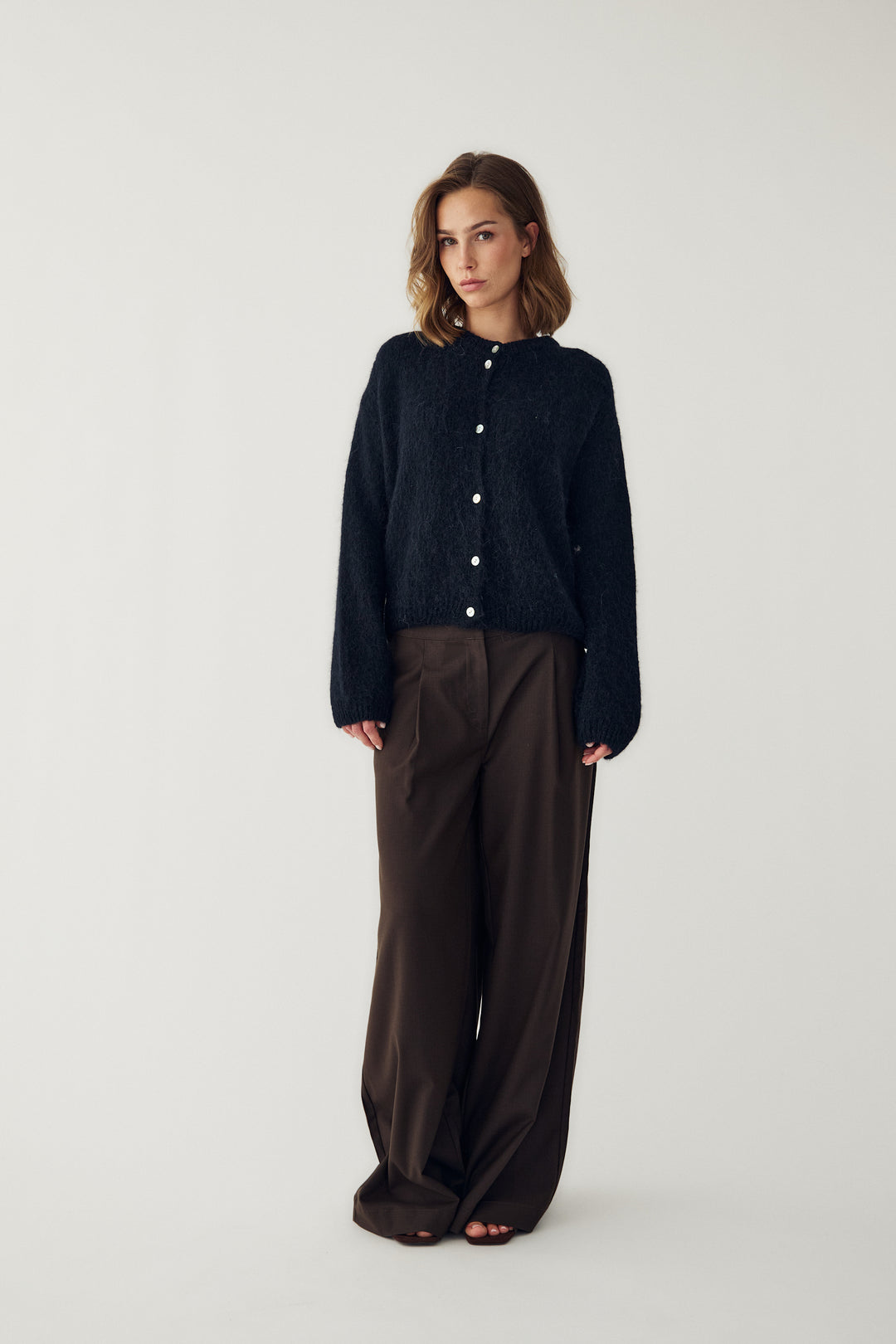 Kae Knit Cardigan Black