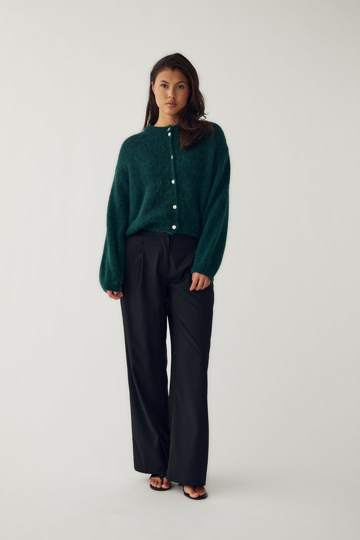Kae Knit Cardigan Bottle Green