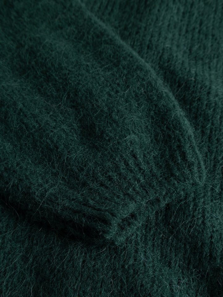 Kae Knit Cardigan Bottle Green