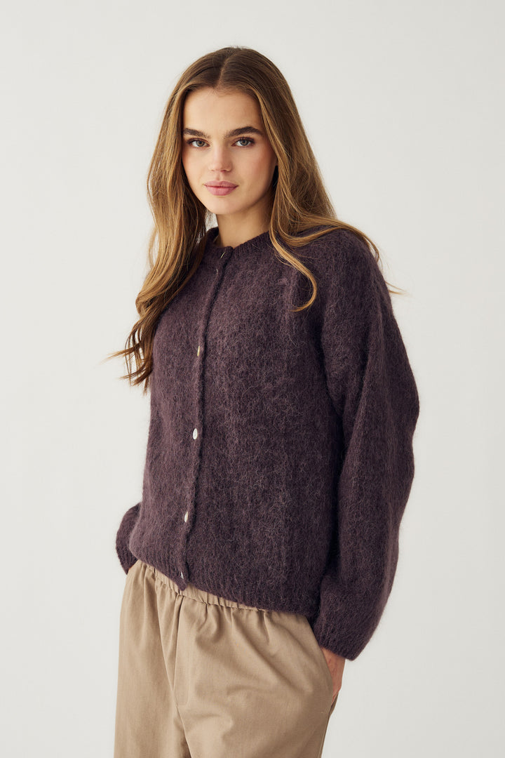 N-Kae Knit Cardigan Chocolate