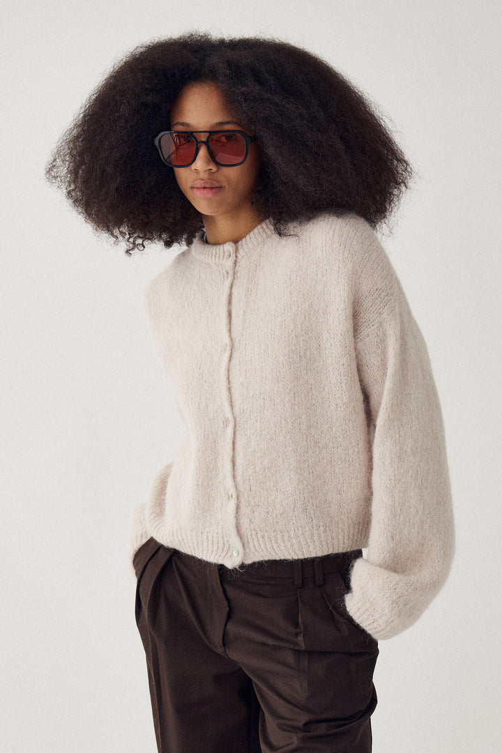 Kae Knit Cardigan Oyster