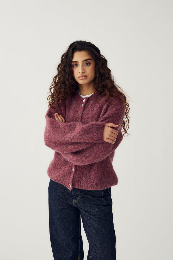 N-Kae Knit Cardigan Rust