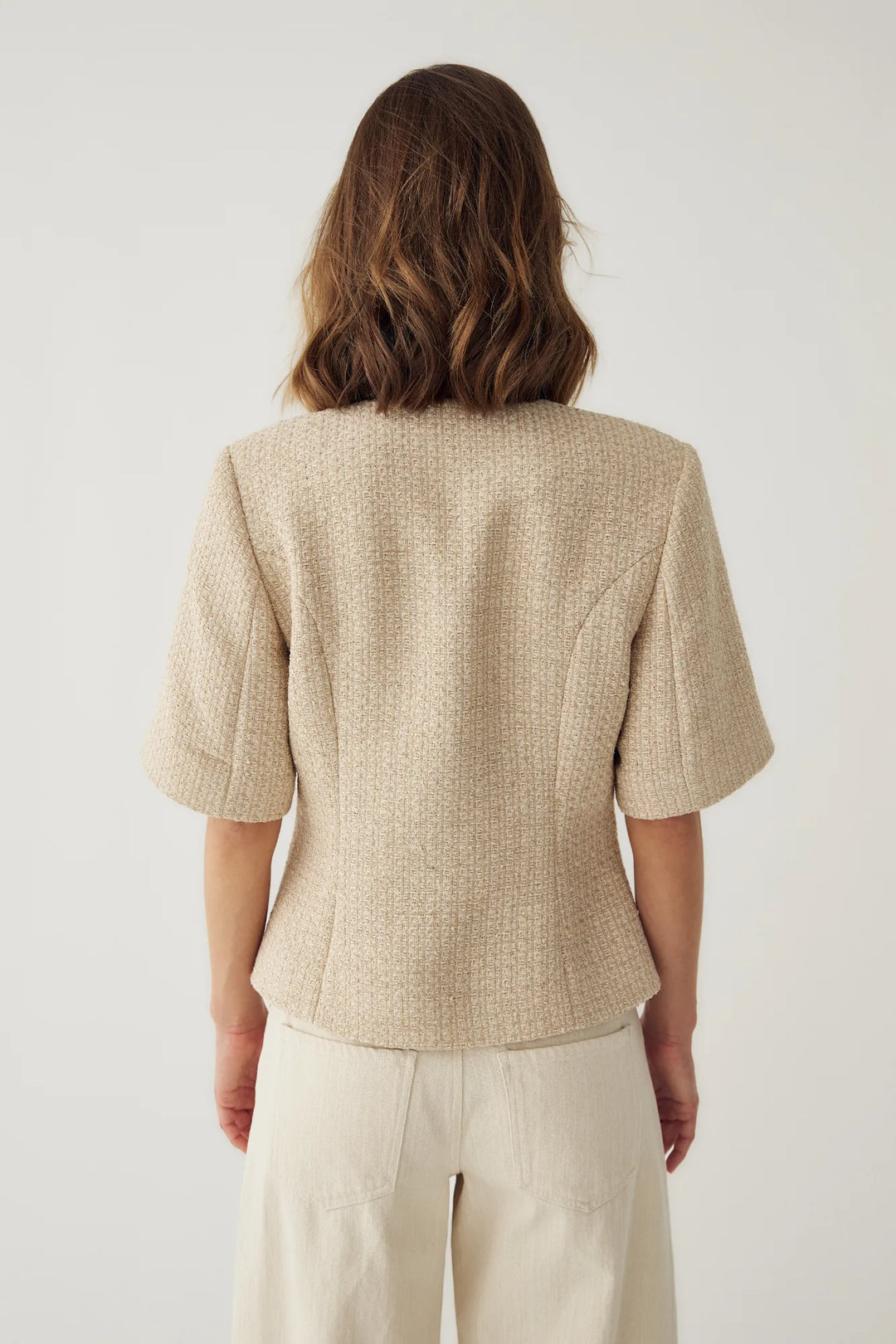 Kasaundra Blazer Light Sand